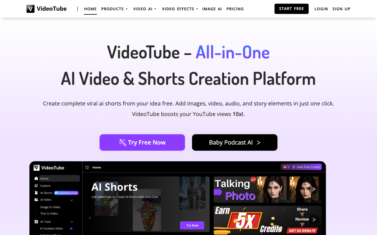 AI Baby Podcast Generator - Create adorable baby voice videos and podcasts online for free AI podcast baby