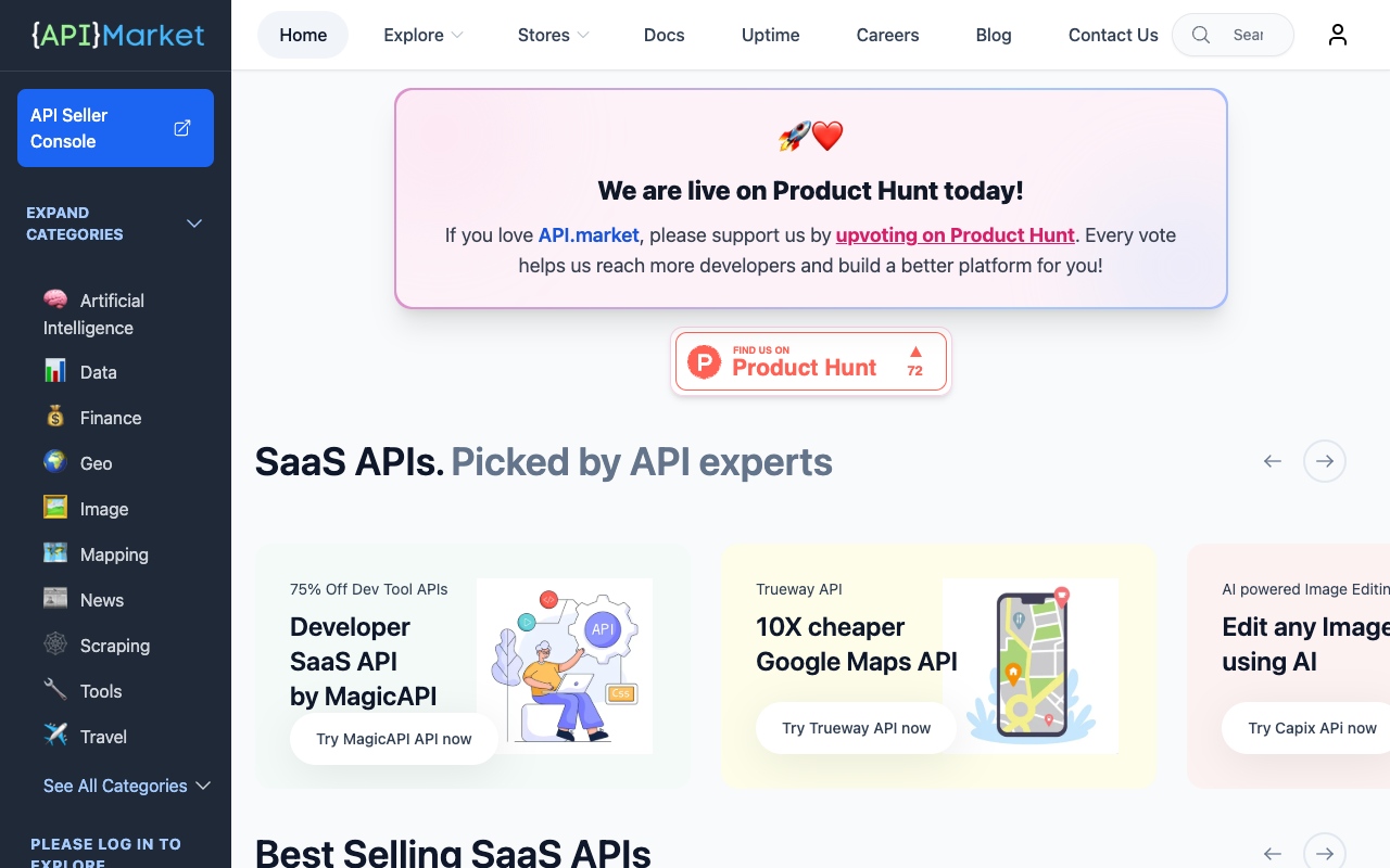 API.market：开发者专属的一站式API交易平台，解锁无限可能！