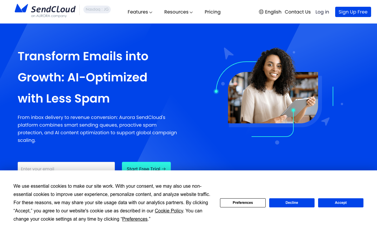 Aurora SendCloud：智能邮件交付平台，助力企业高效触达与转化