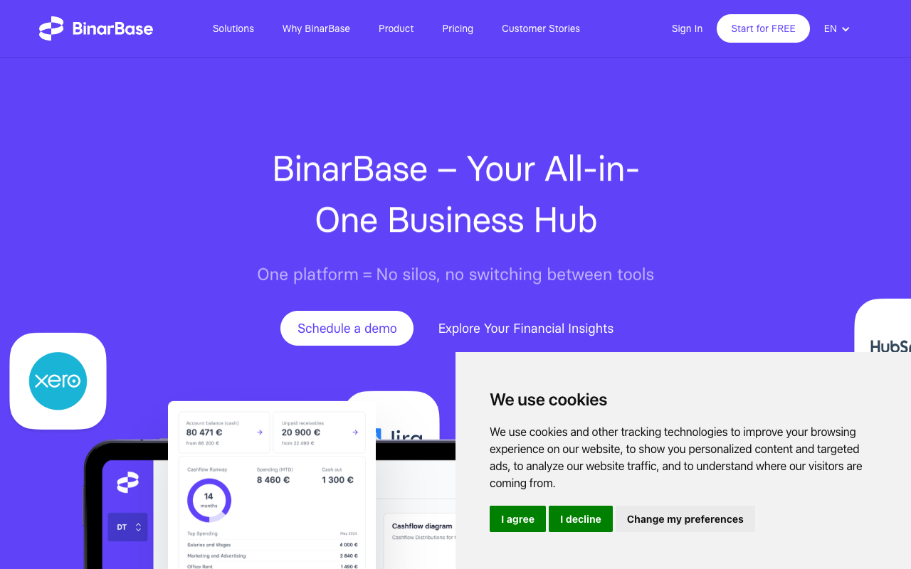 BinarBase：AI虚拟CFO助手，助力科技企业高效管理财务数据
