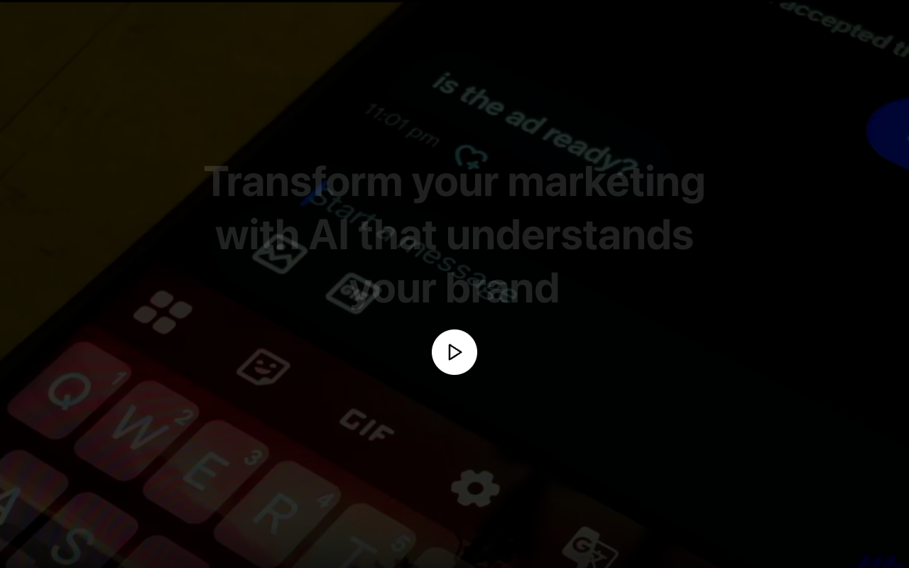 Brandsmith - Transform your marketing with AI that understands your brand AI marketing ad-creation