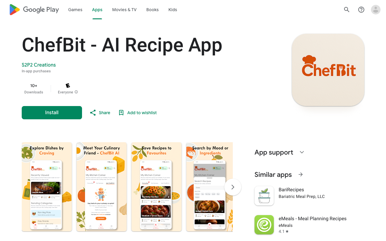 ChefBit：AI智能厨房助手，3秒搞定完美食谱！学生、上班族必备