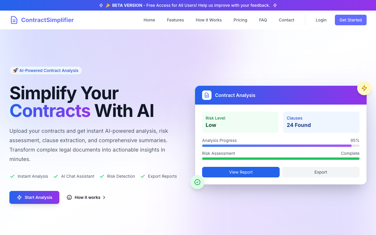 **“AI神器ContractSimplifier：3秒破解法律合同，普通人也能秒懂专业条款！”**