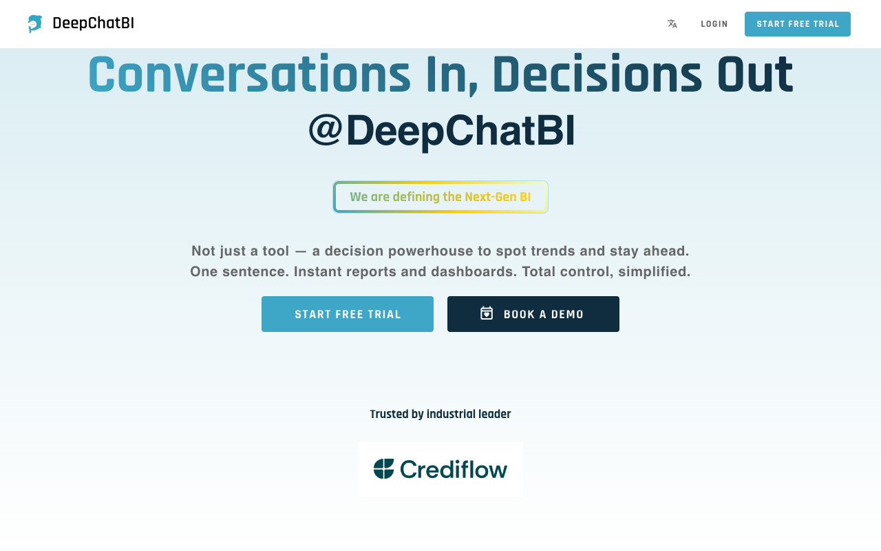 DeepChatBI：颠覆传统！3秒生成智能报表的自然语言BI神器