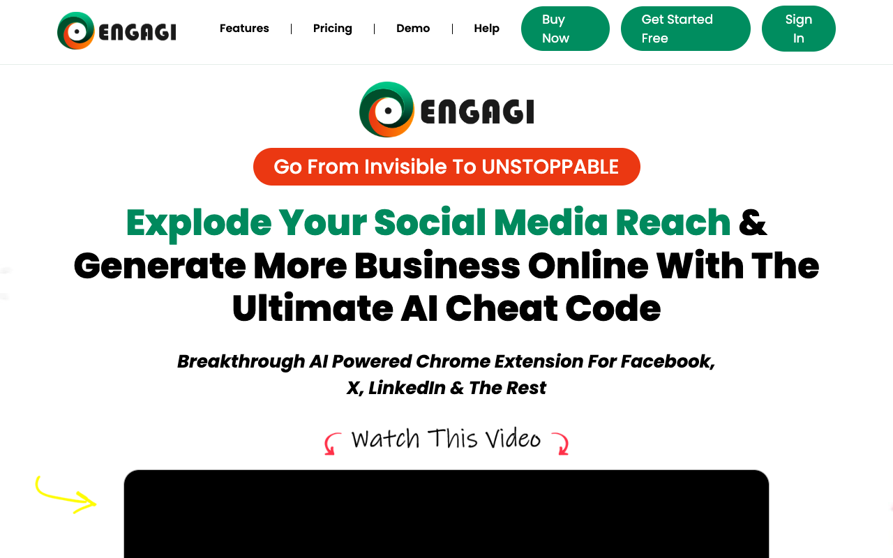 Engagi：AI社交神器，一键提升你的社交媒体影响力！