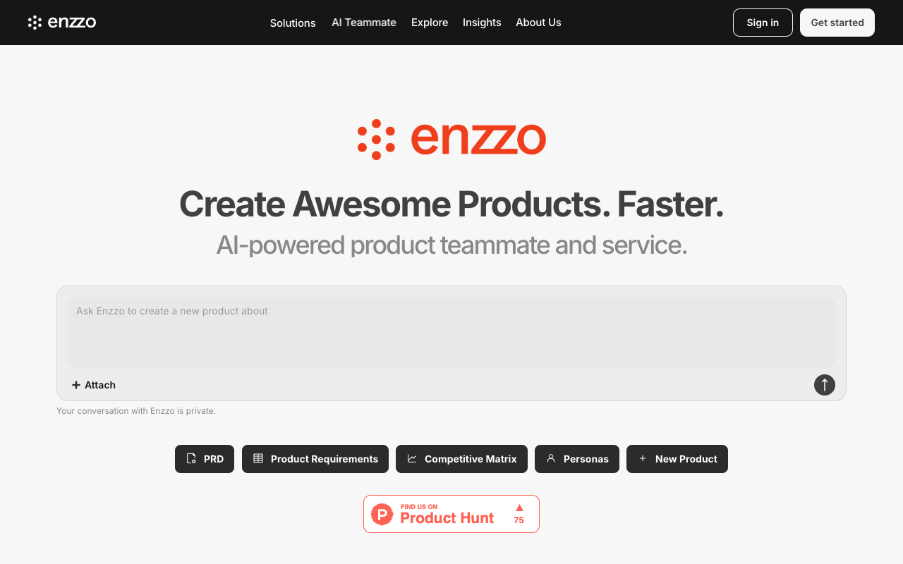 Enzzo PM：AI驱动的产品管理神器，效率提升300%的终极解决方案！