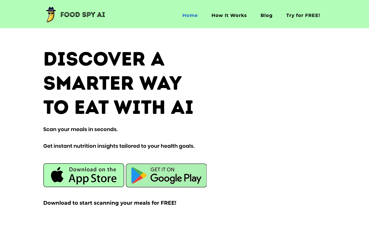 Food Spy AI - Nutrition from a Picture: Instantly get vitamins, calories, and macros of your food nutrition AI food-tracking