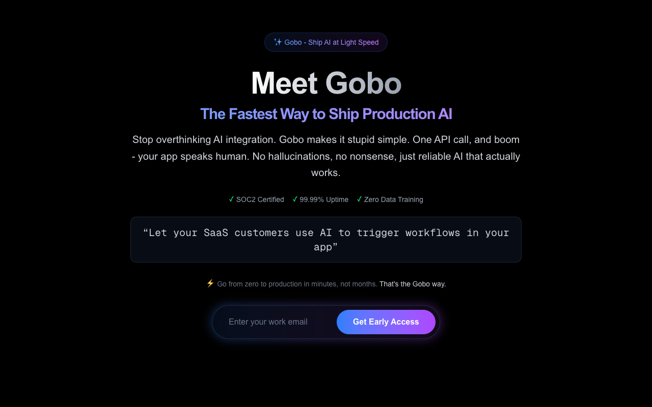 Gobo：颠覆AI代理部署，打造安全高效的智能应用新标杆