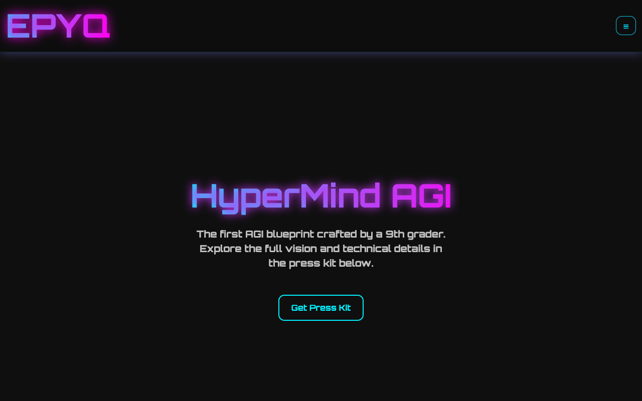 9年级学生打造的离线AGI蓝图：HyperMind AGI如何颠覆人工智能未来？