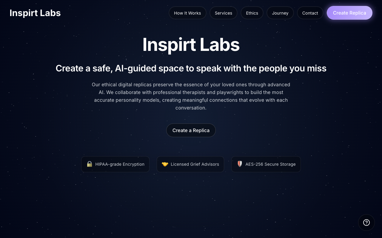 AI数字分身：用Inspirit技术复活挚爱，跨越时空的对话