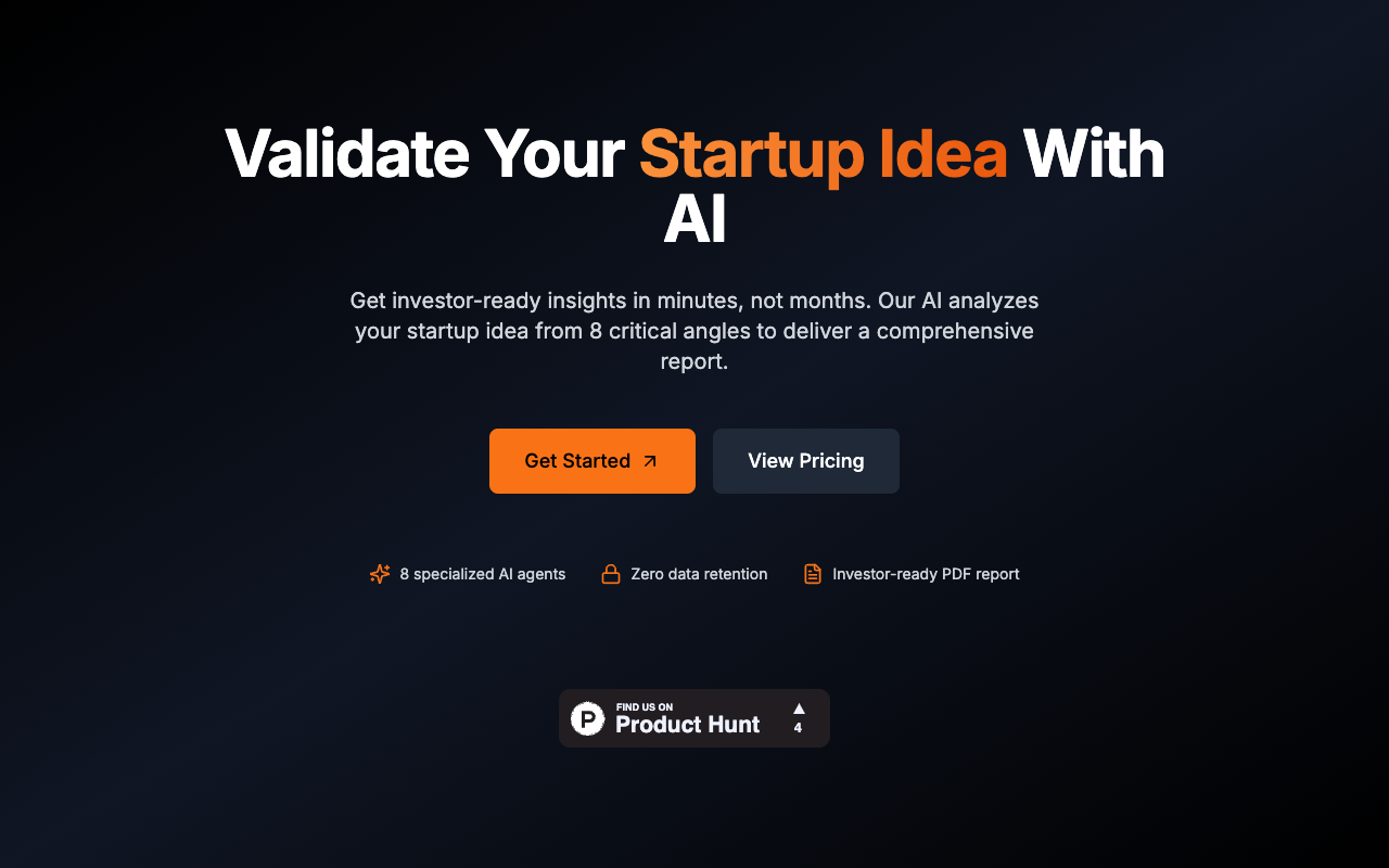 LightBolb - Validate your startup idea in minutes with AI-powered insights startup AI validation