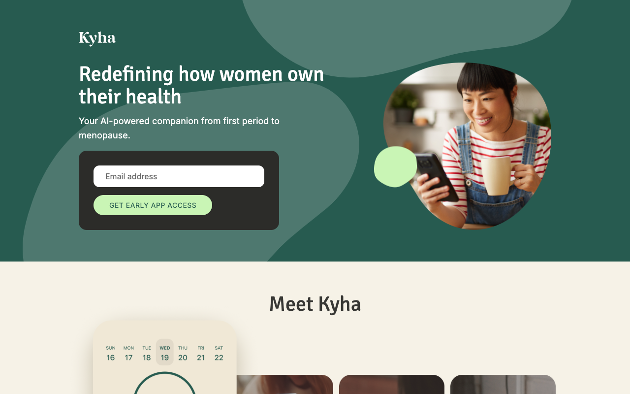 Meet Kyha - An AI-powered companion for gynecological health health AI women’s-health