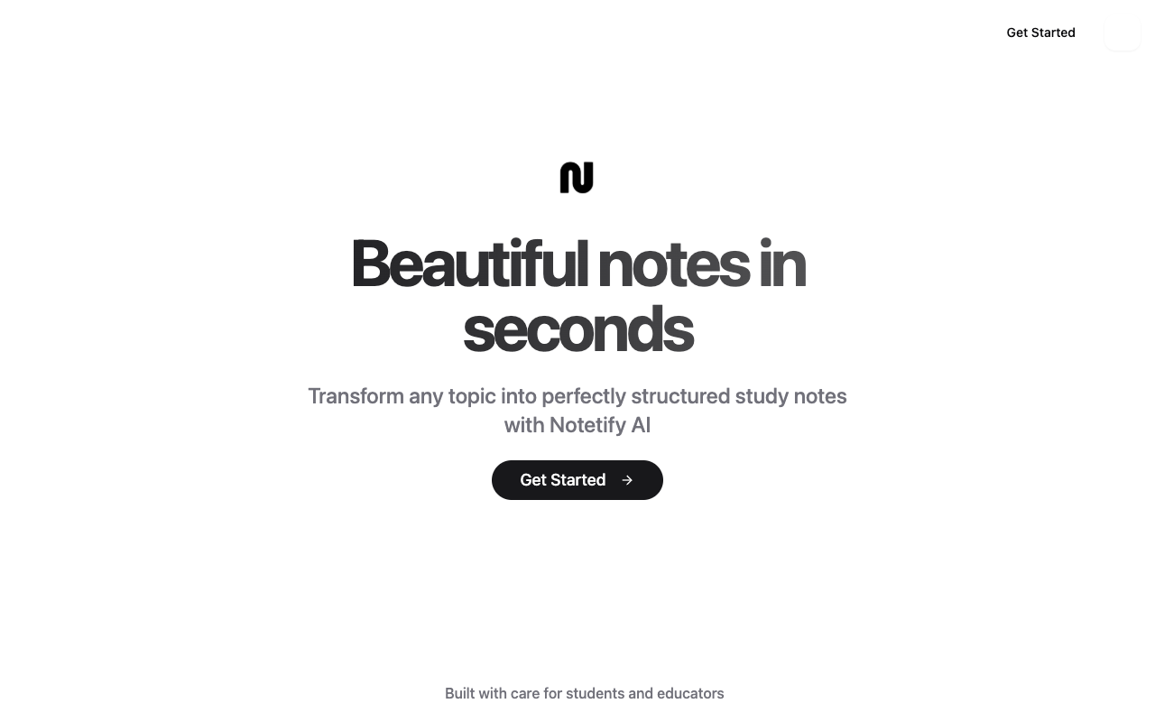 Notetify AI：免费AI笔记生成神器，学生和教师的效率革命！