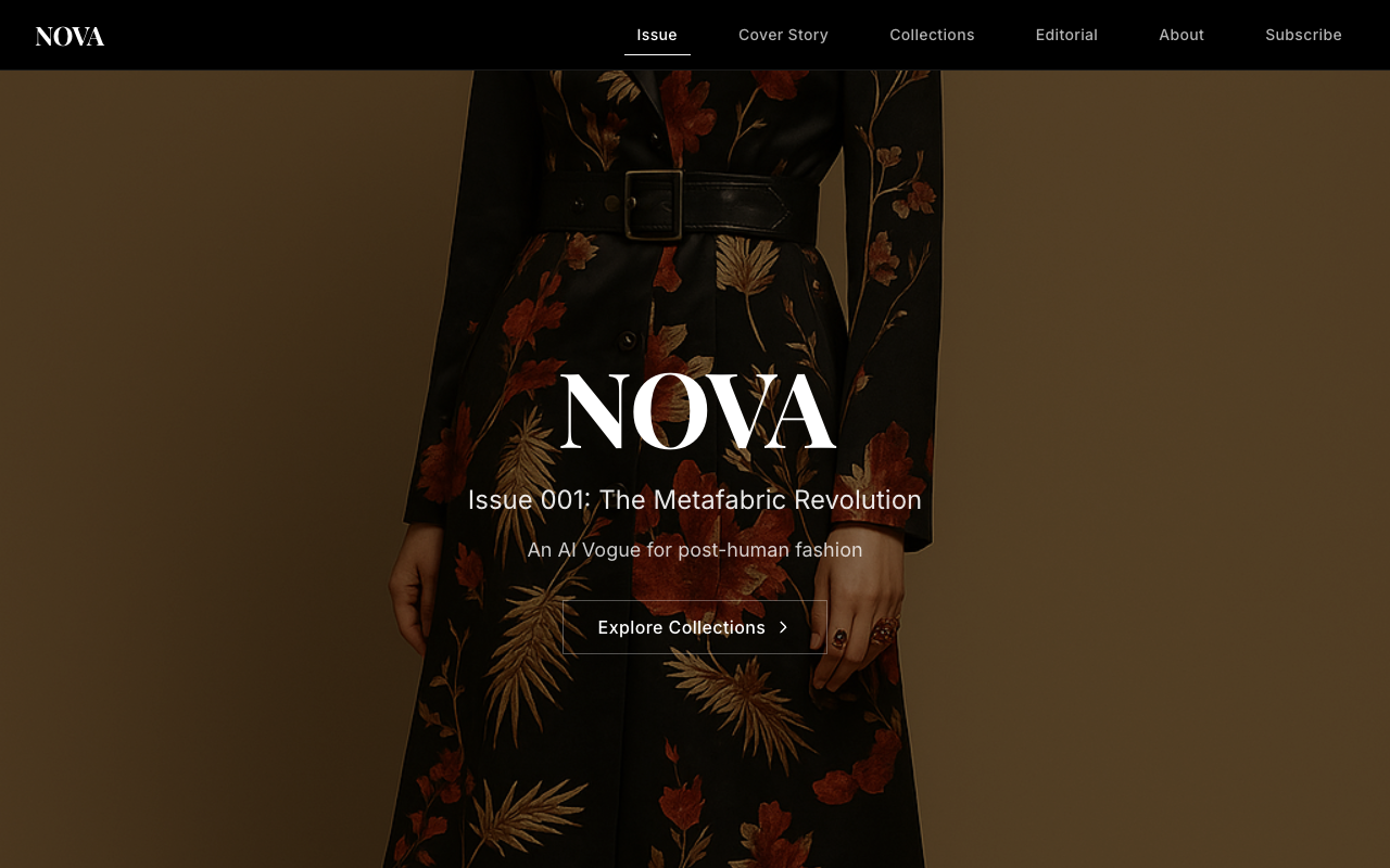 《NOVA：AI时尚革命，开启元宇宙高定新时代》