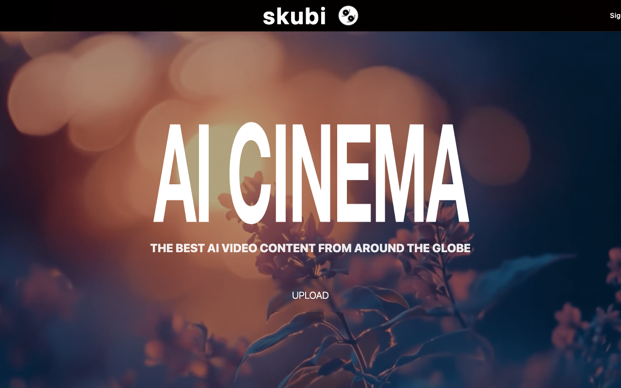 Skubi - The AI Video Platform for Watching, Voting, and Uploading AI Films AI cinema filmmaking