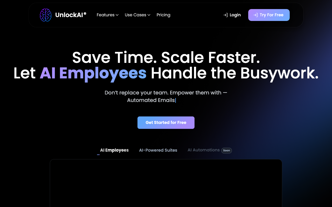 “UnlockAI：智能助手每天帮你省2小时，团队效率飙升的秘诀！”