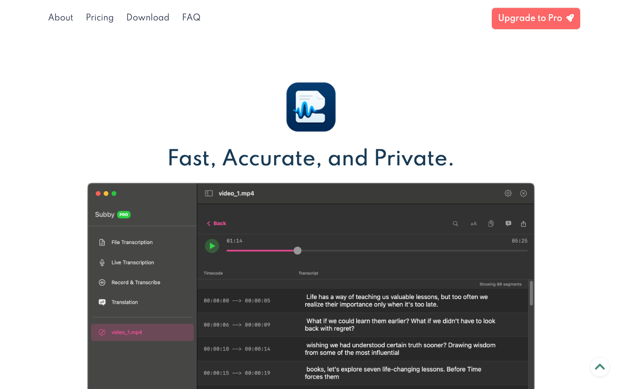 WhisperBuddy - A privacy-first AI-powered transcription app for macOS transcription AI macOS