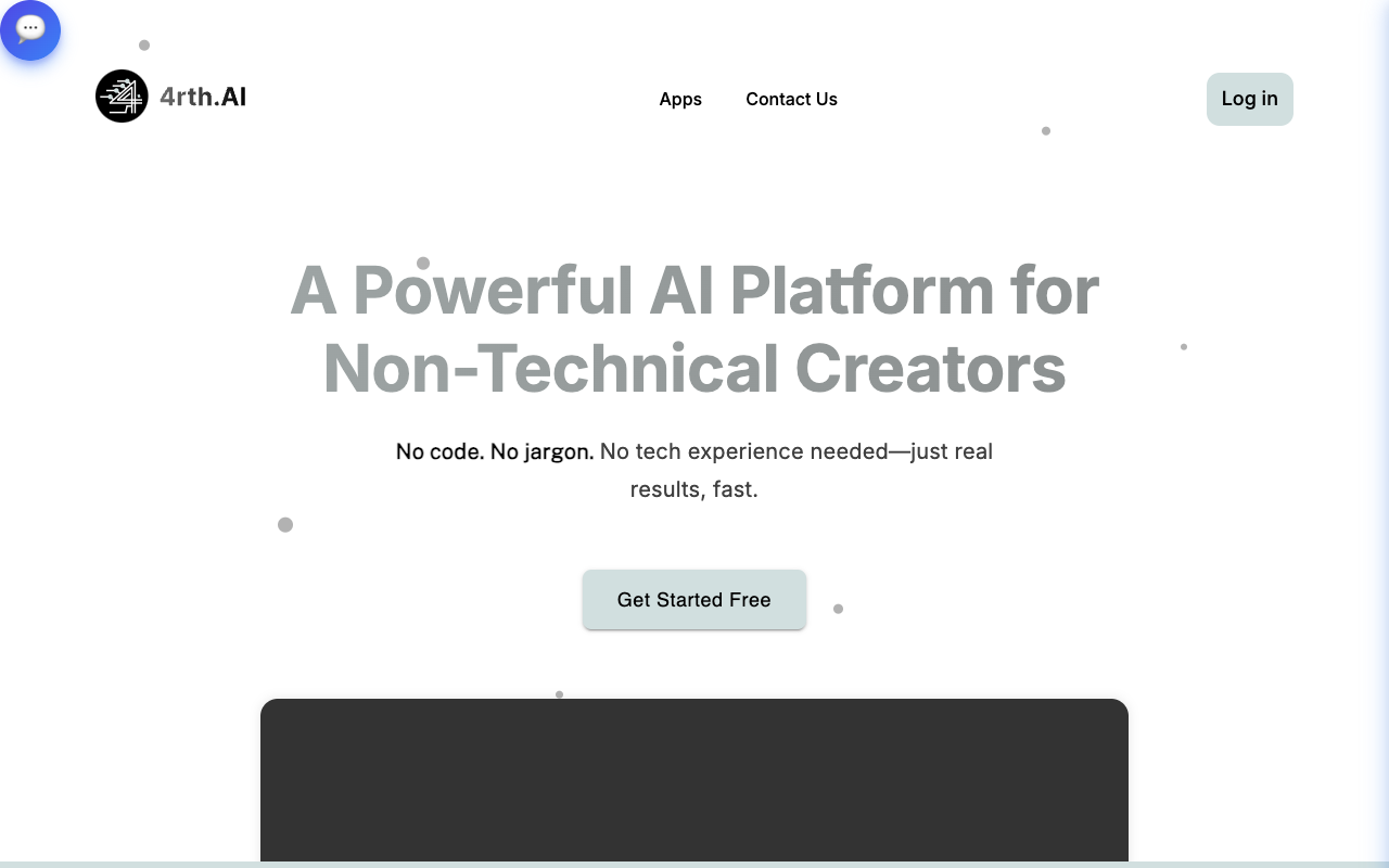 4RTH AI：零代码打造AI应用，3分钟变现你的创意！