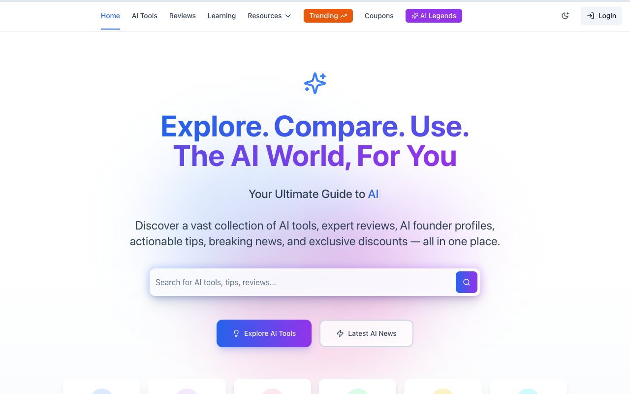 4uai.io - Your complete hub for everything AI AI Technology Tools