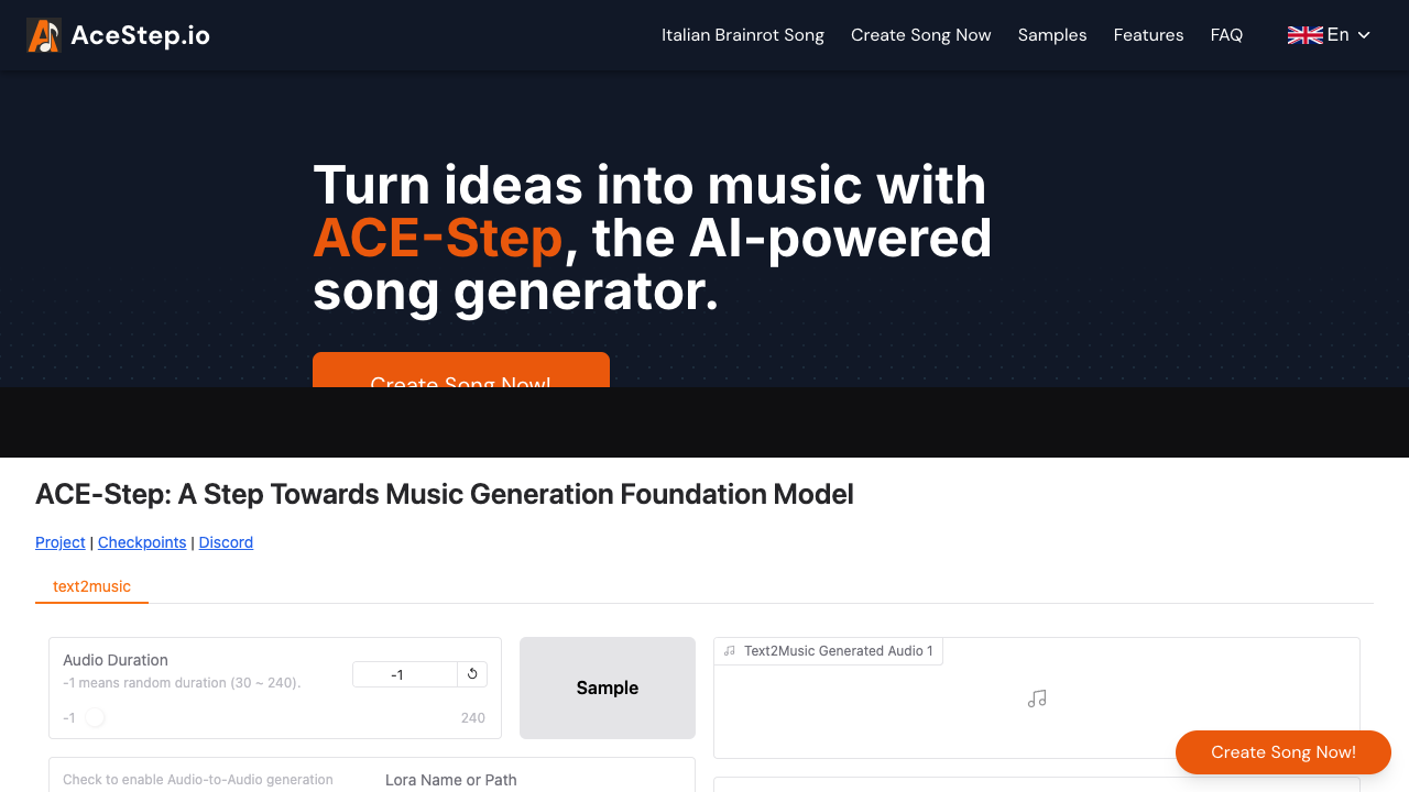 ACE-Step - Create your own random songs in seconds! AI Music