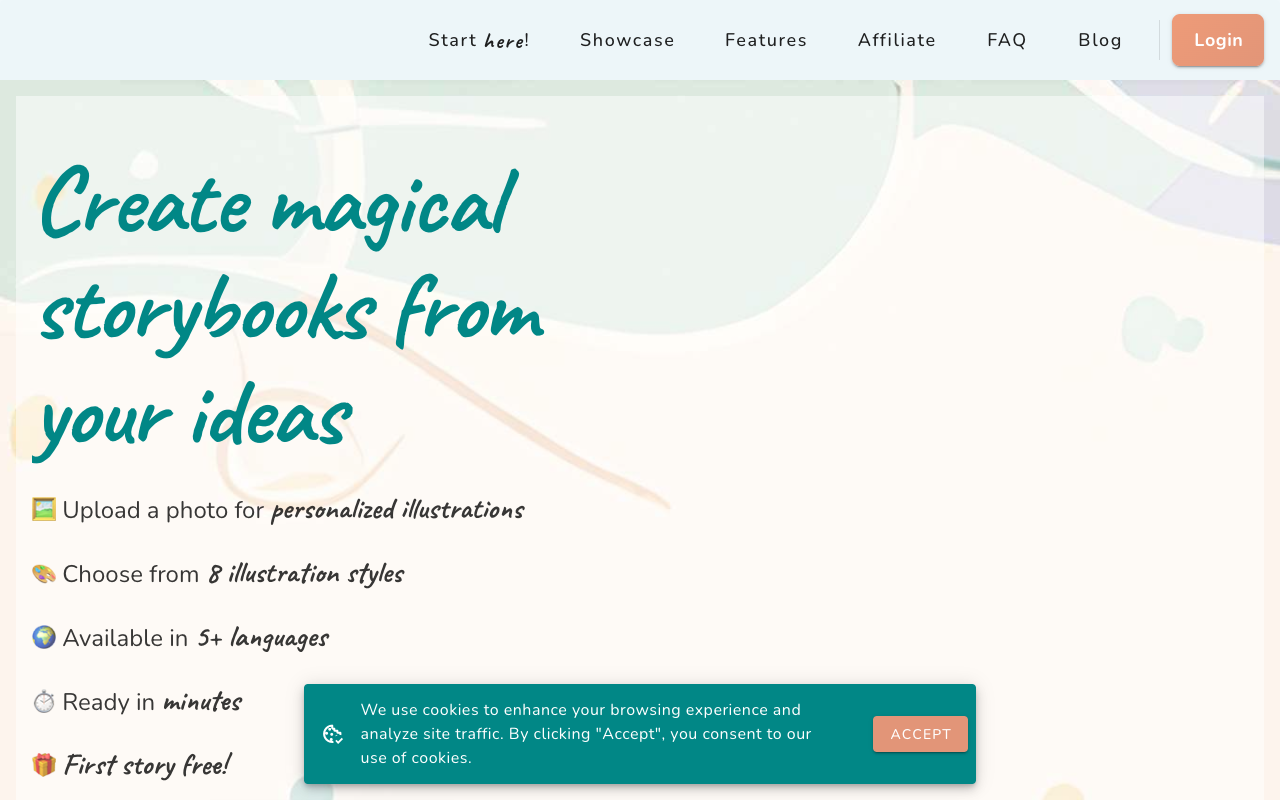 aDale - Create personalized children’s books with AI magic children AI storytelling
