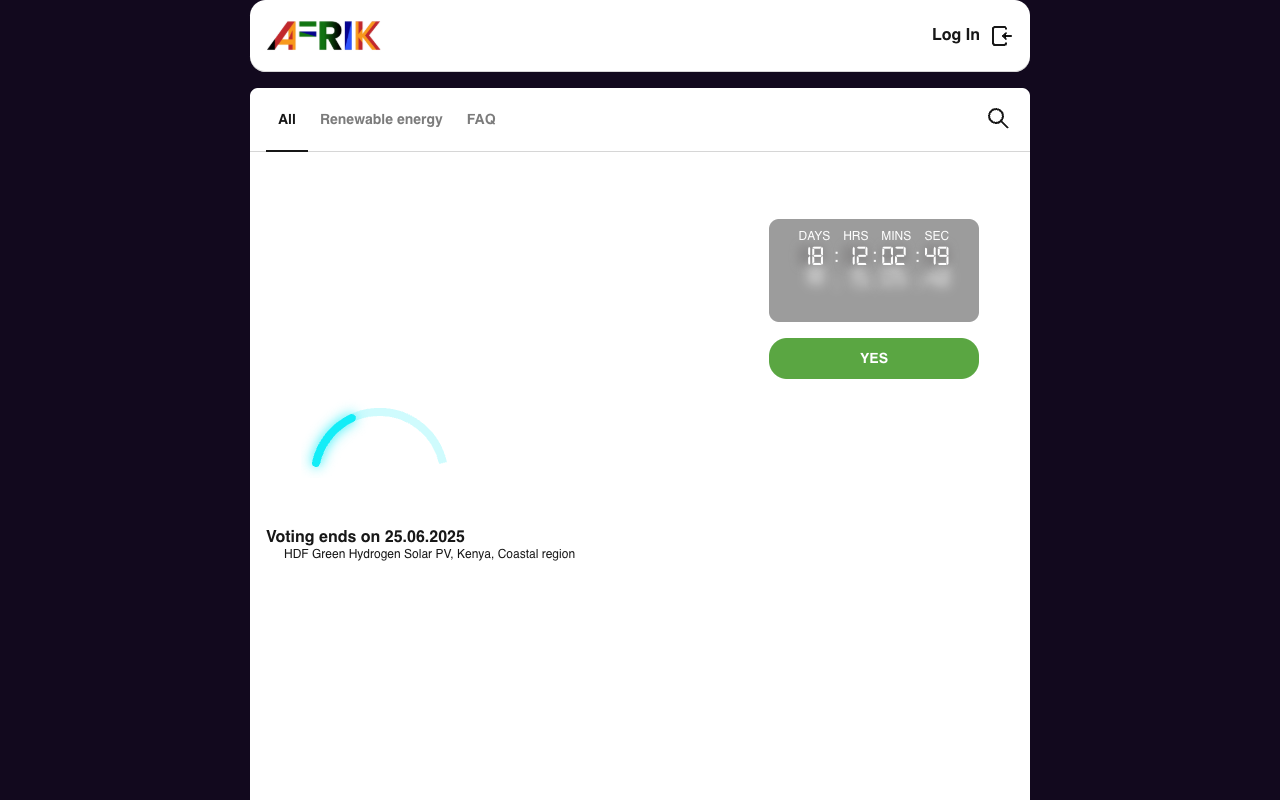 Afrik数字投票平台：全民参与绿色能源决策，共创可持续未来！