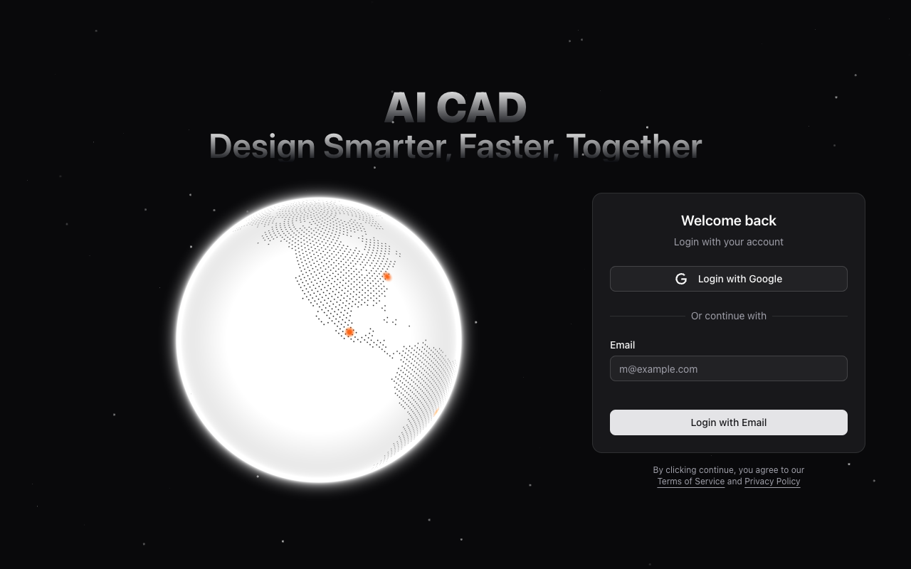 AI CAD - Cloud-based design tool for teamwork AI CAD