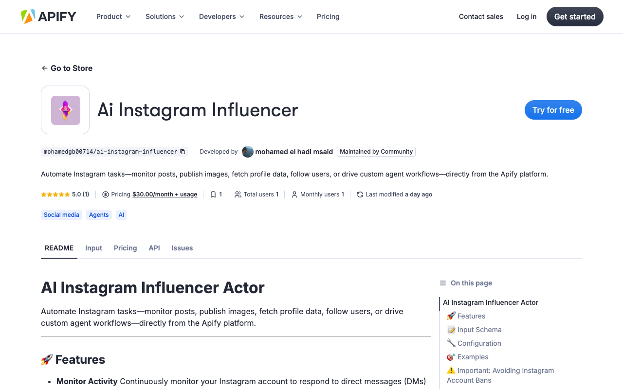 AI Instagram Influencer：一键自动化管理，轻松提升社交媒体影响力