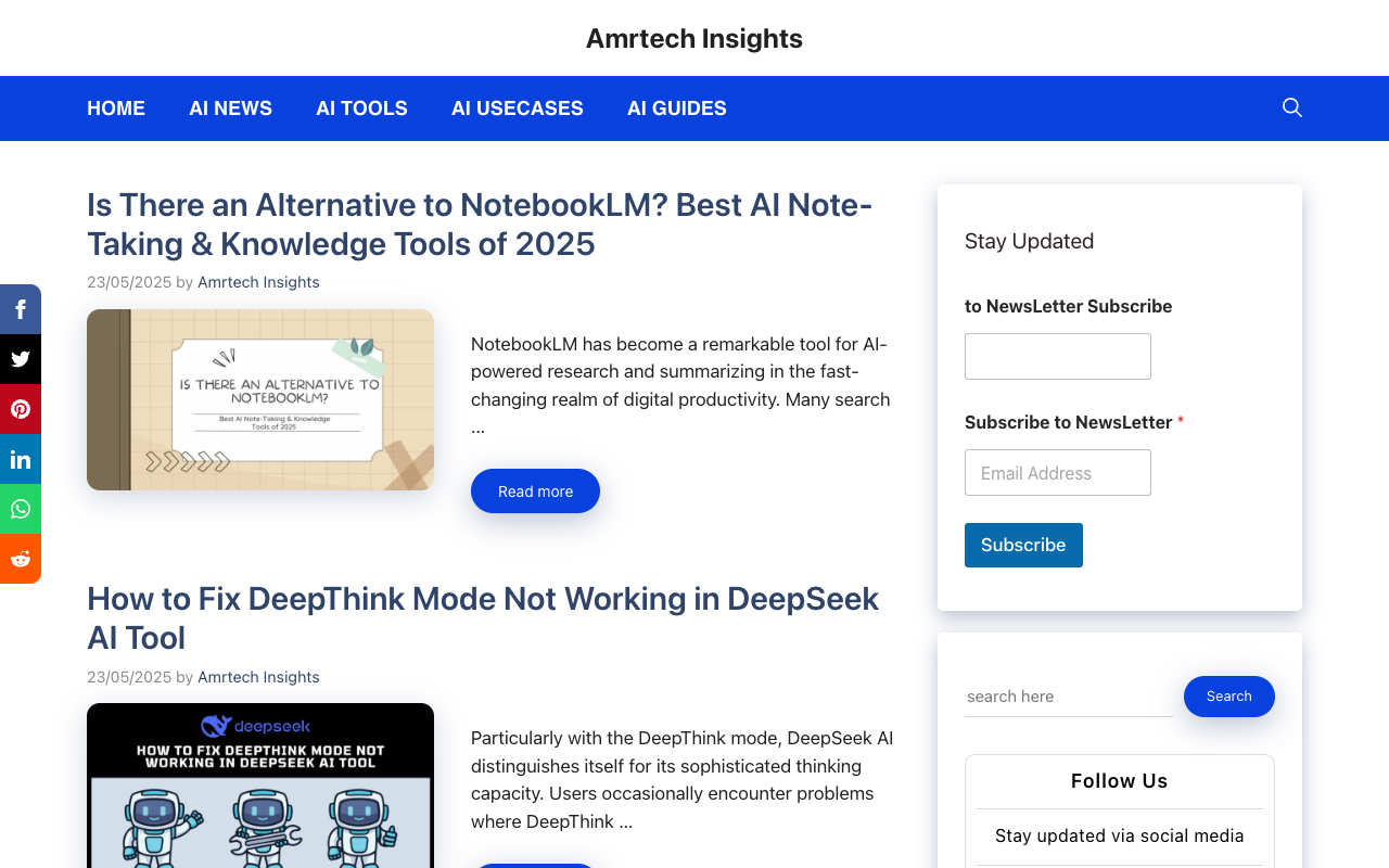 AI News & Updates - Discover the Latest in AI Tools and Topics AI technology tools