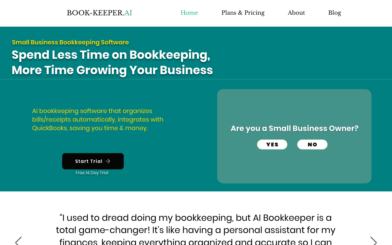 AI Bookkeeper - Automating Bookkeeping for Business Growth AI Business