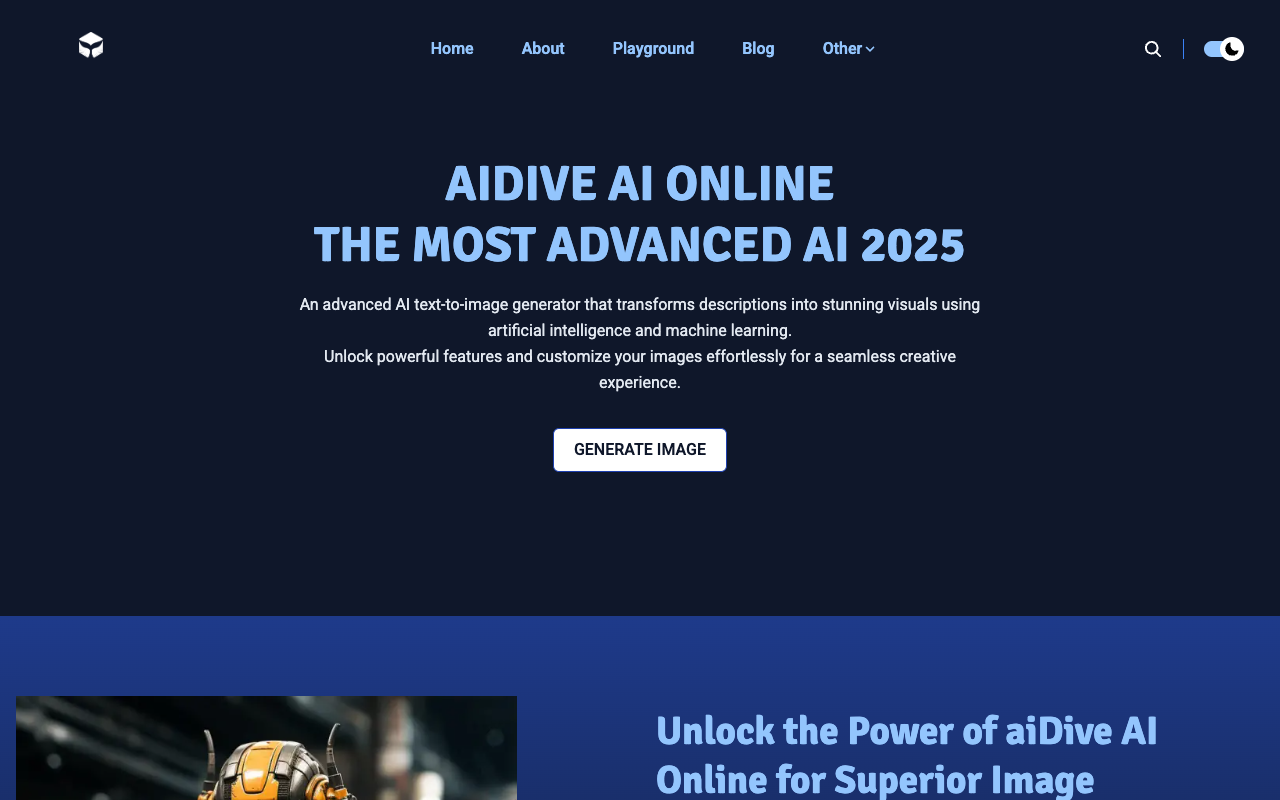 AiDive - Discover Top AI Tools for Productivity Boost AI Productivity