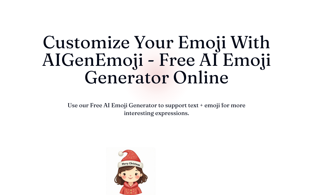 AIGenEmoji - Your Free Personalized AI Emoji Generator Online AI Emoji