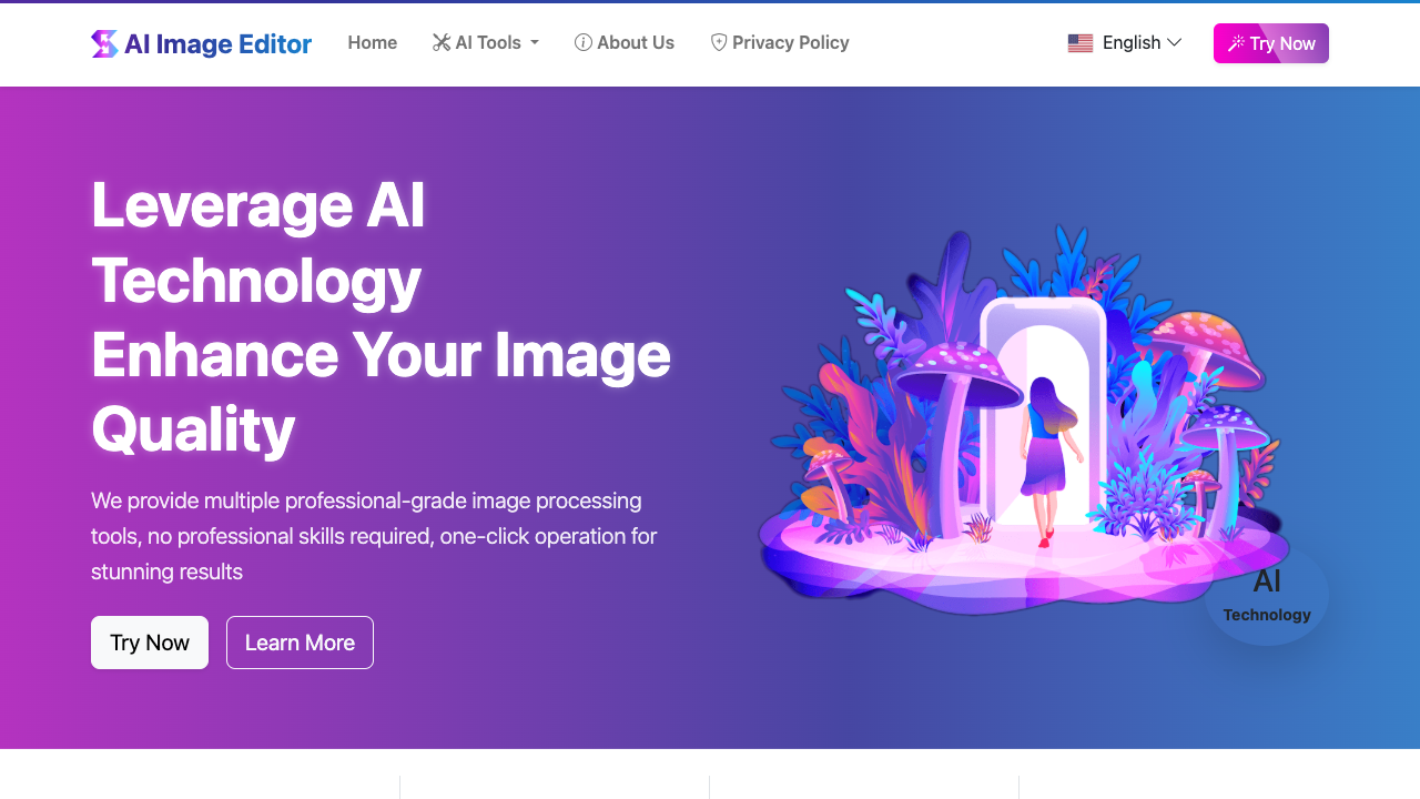 AI Image Editor - A fun tool to make pictures better AI Editing Technology