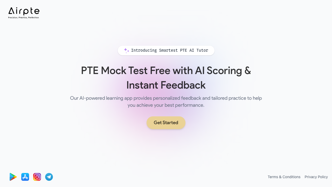 AirPTE - The smart app to help you score high on PTE Education AI Language