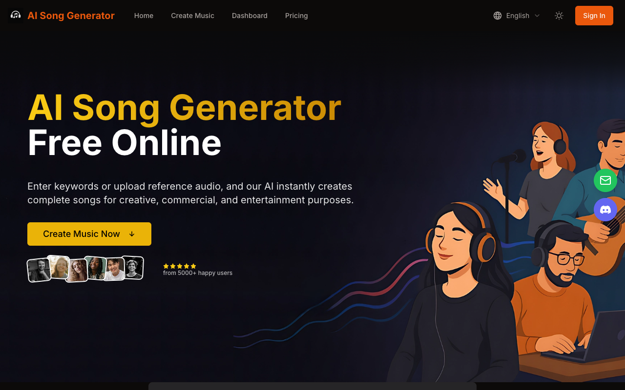 AI Song Generator - Create Your Own Music Easily Music AI Creative