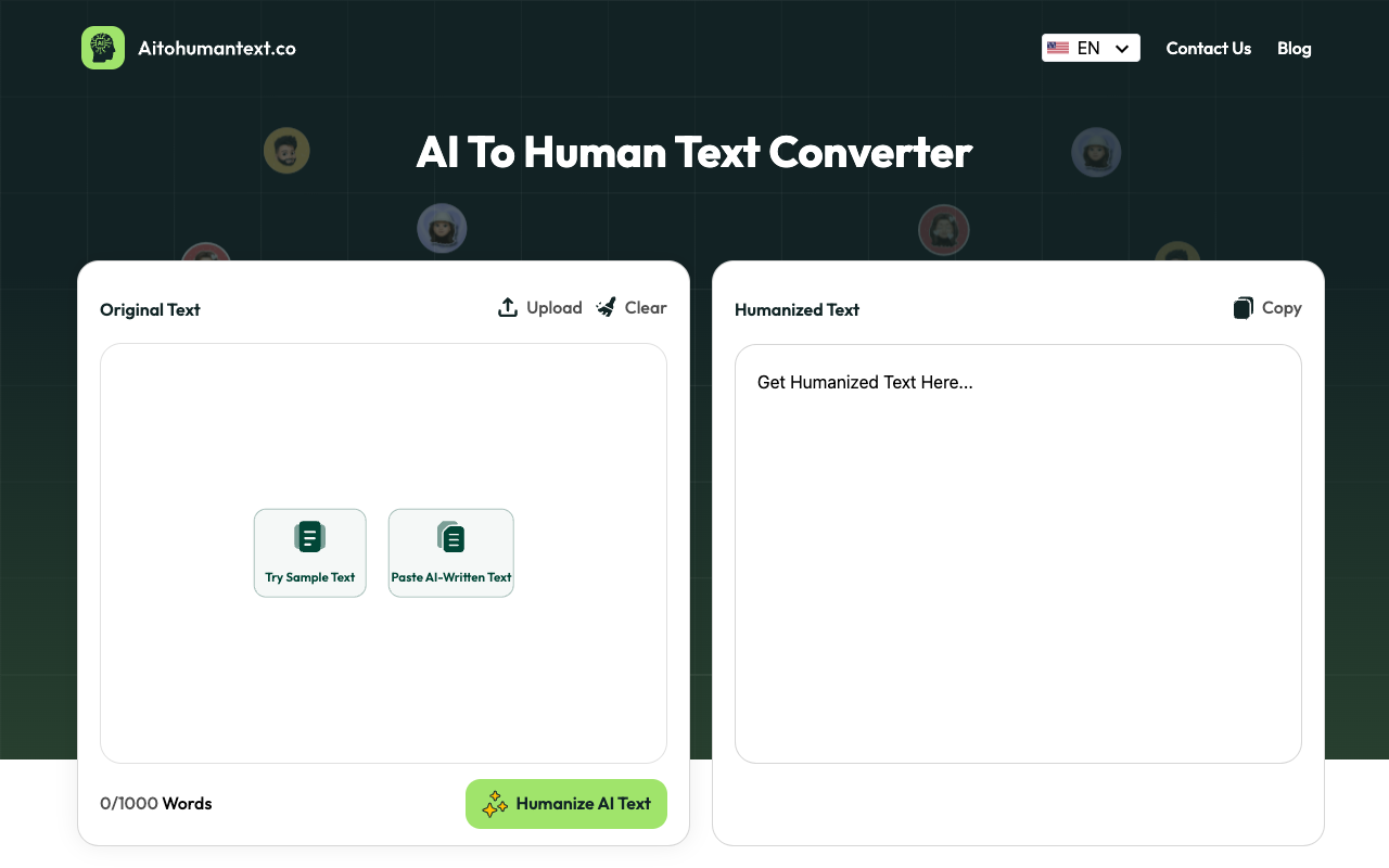AI to Human Text Converter - Make AI Text Sound Real AI Writing Content Creation