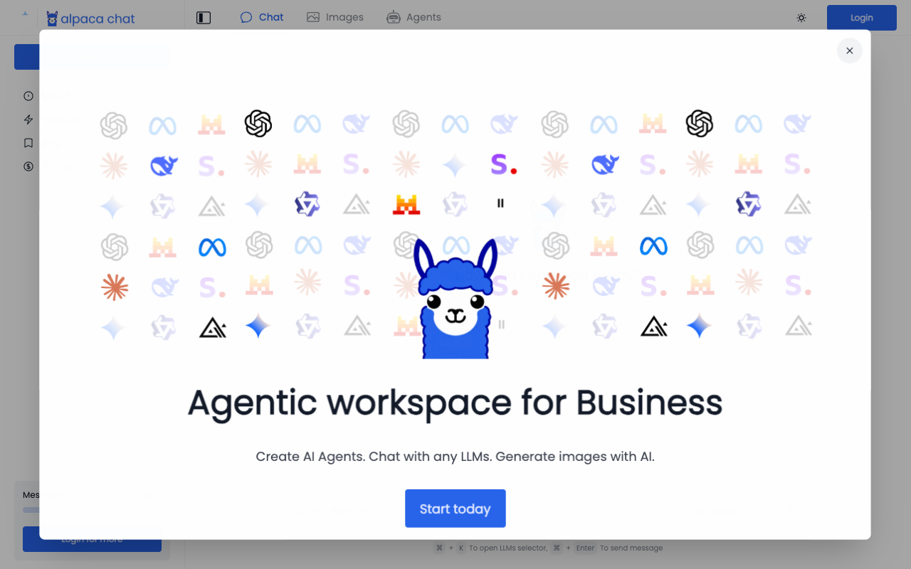 Alpaca Chat - Your all-in-one workspace for AI tasks AI Business Productivity