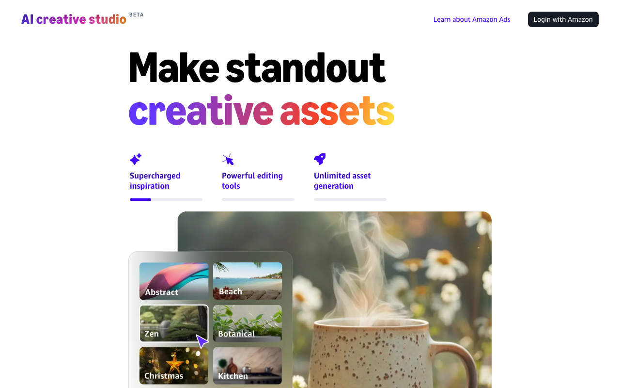Amazon Ads AI Creative Studio - Streamlining Ad Content Creation AI Advertising