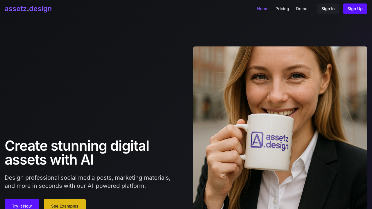 Assetz.Design - Create and edit digital assets easily with AI AI Digital ContentCreation