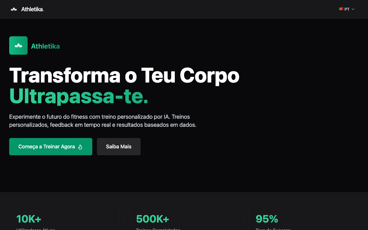 Athletika - Your smart fitness helper for better workouts Fitness AI Health