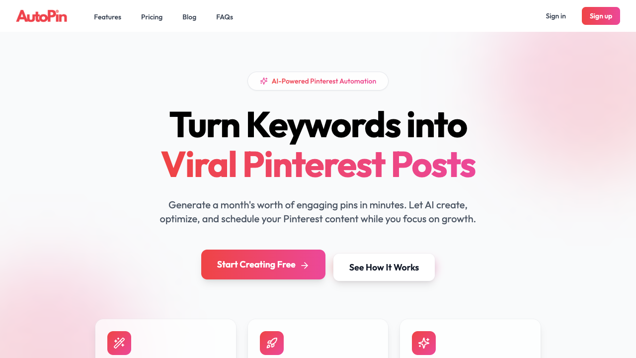 AutoPin - Smart tool to help you use Pinterest better AI Automation Pinterest
