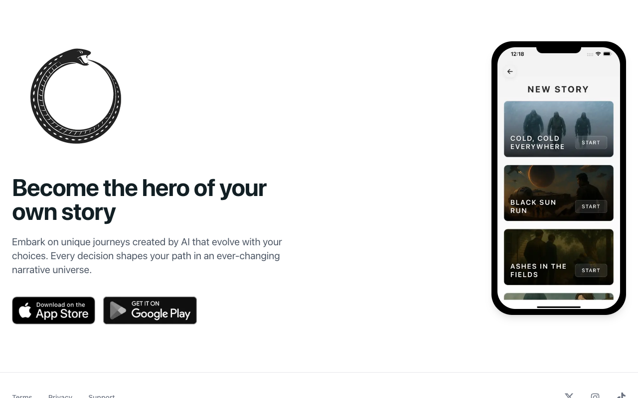 Become - Experience endless adventures through your choices AI Gaming