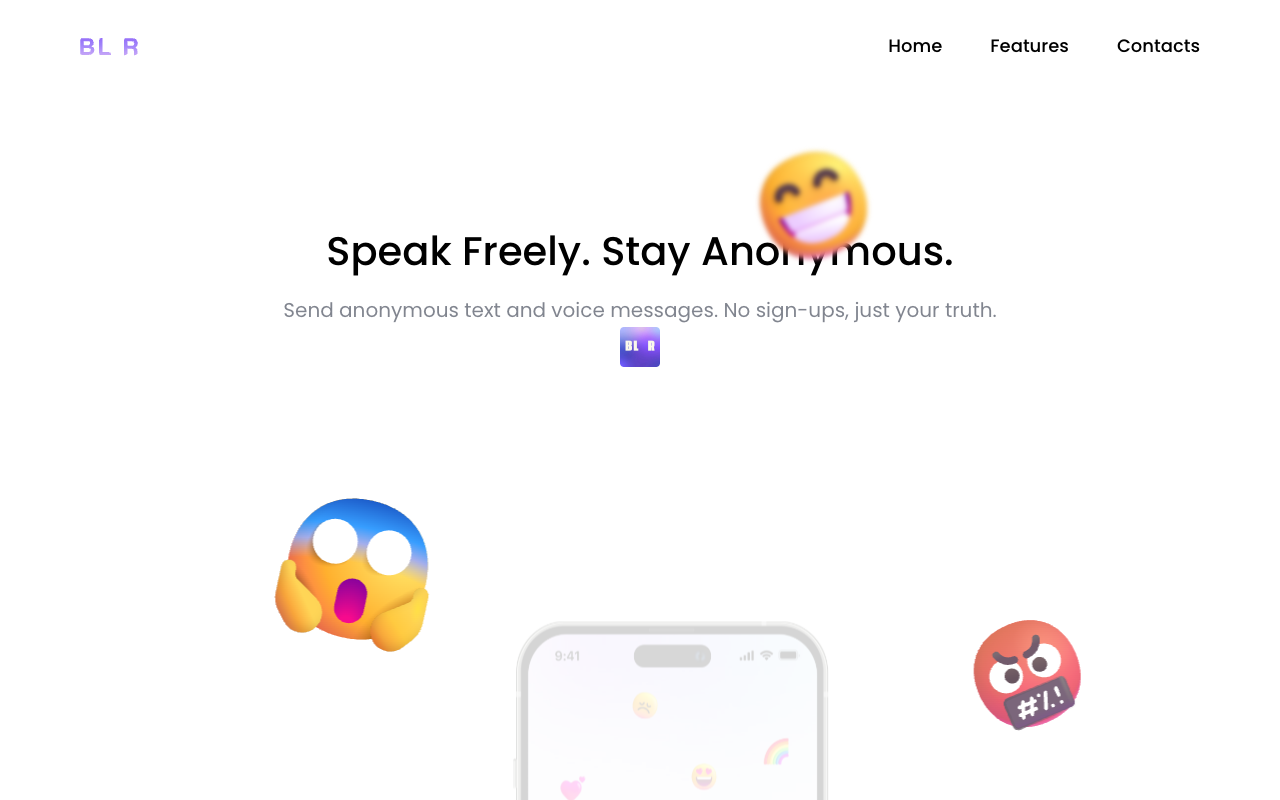 BLR - An AI platform for anonymous voice interactions AI voice anonymity
