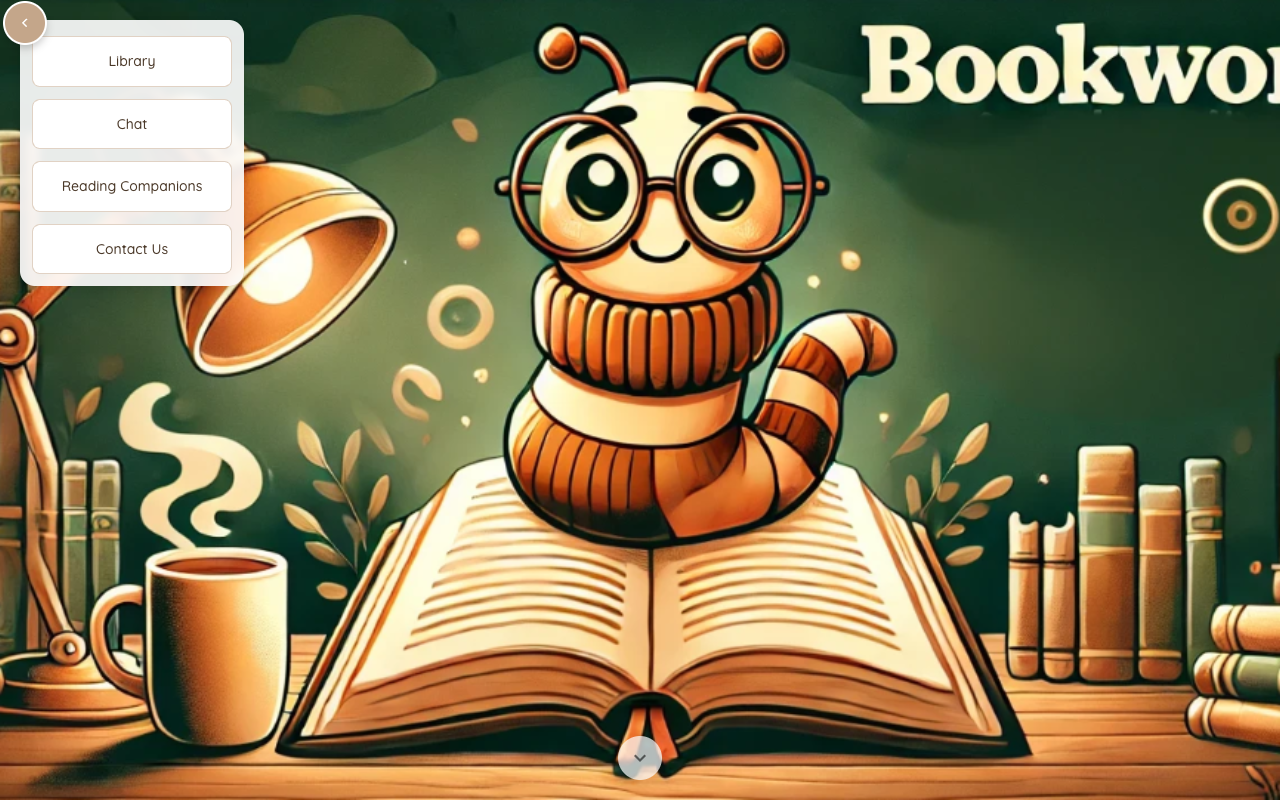 BookWorm - Your fun AI friend to chat about books AI Books Reading