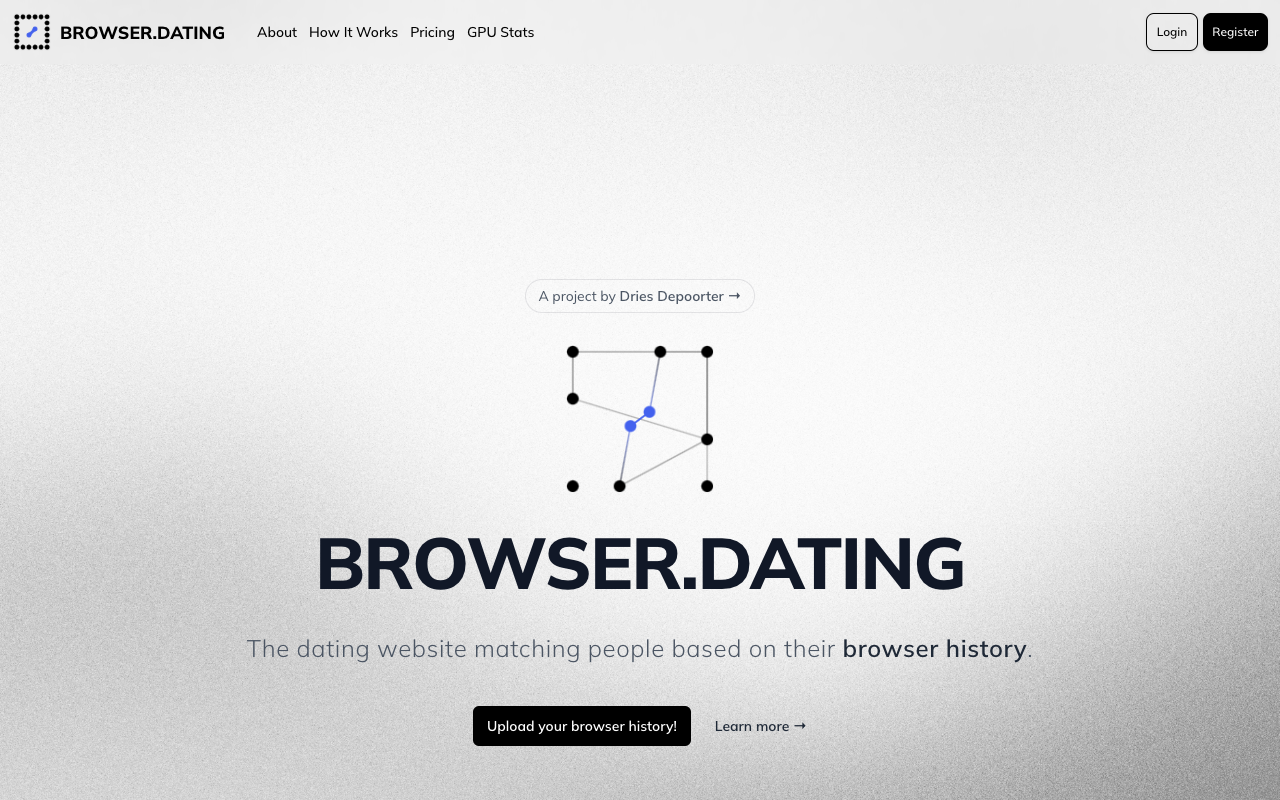 浏览记录也能脱单？AI智能匹配的Browser.dating颠覆传统交友模式！