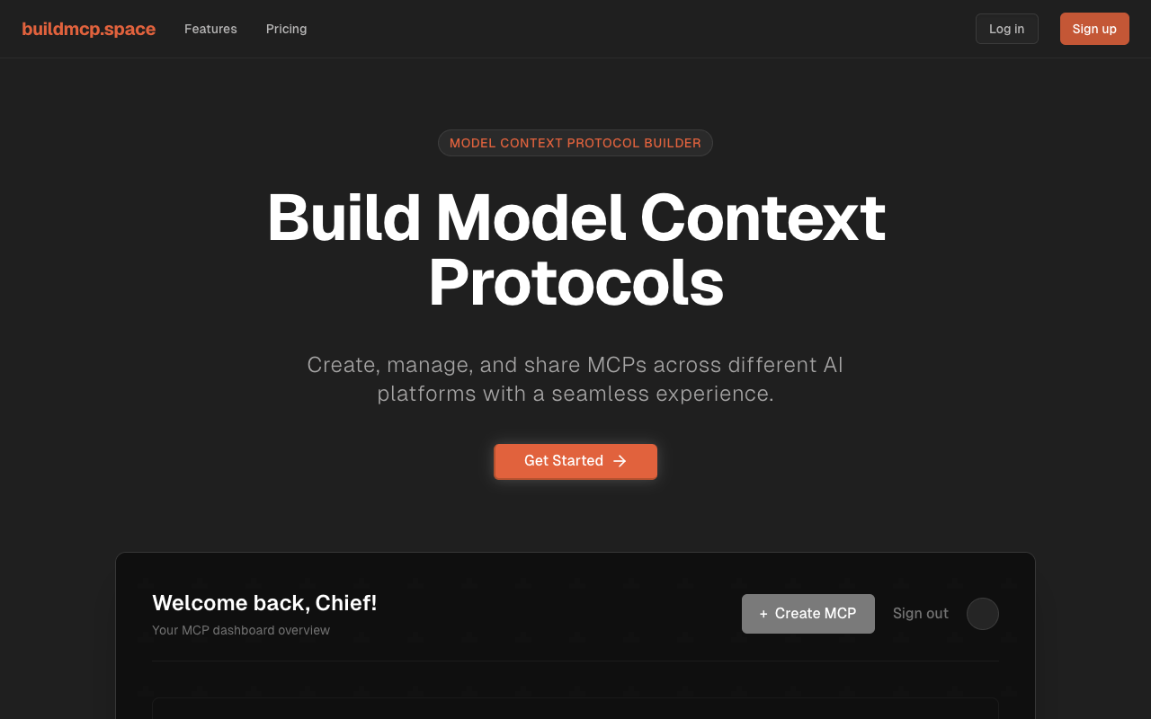 BuildMCP - Create and manage AI context protocols easily AI Development Tools