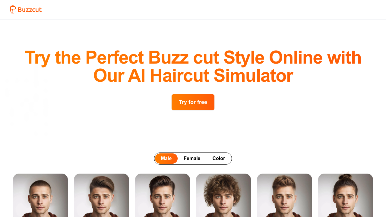 Buzz Cut - Explore the perfect buzz cut style with our AI-powered virtual generator buzz-cut hairstyle AI