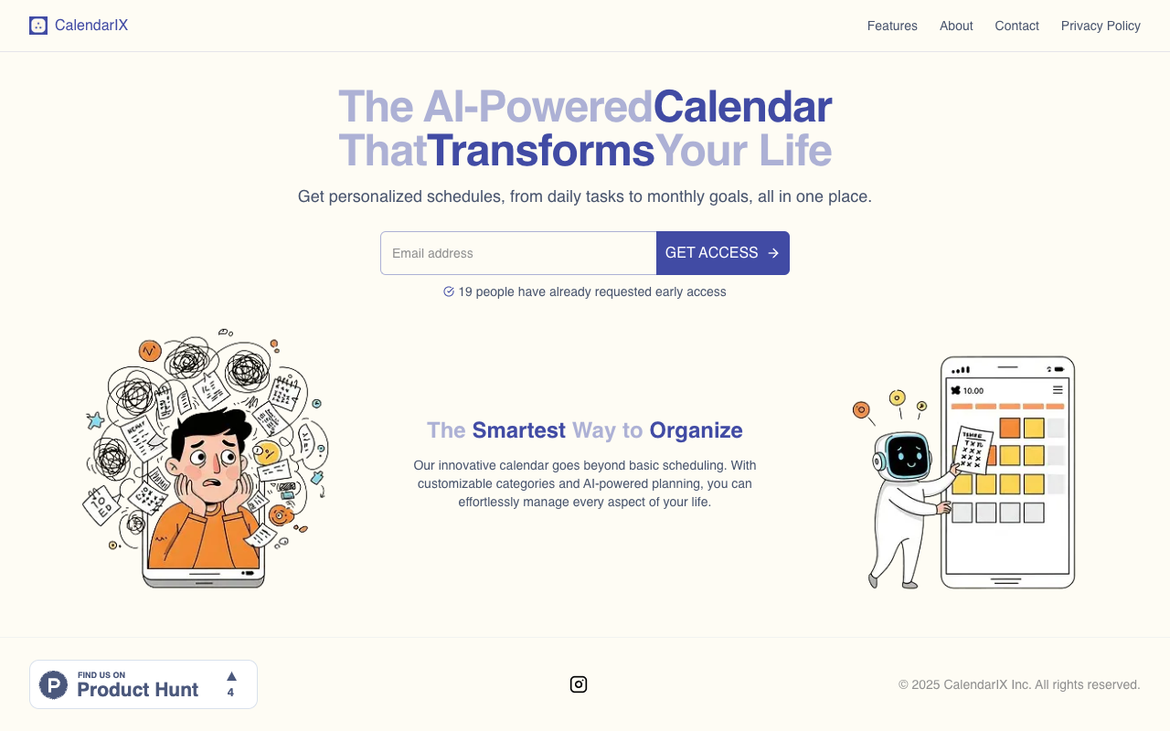 CalendarIX - Your smart calendar with an AI planner AI Productivity