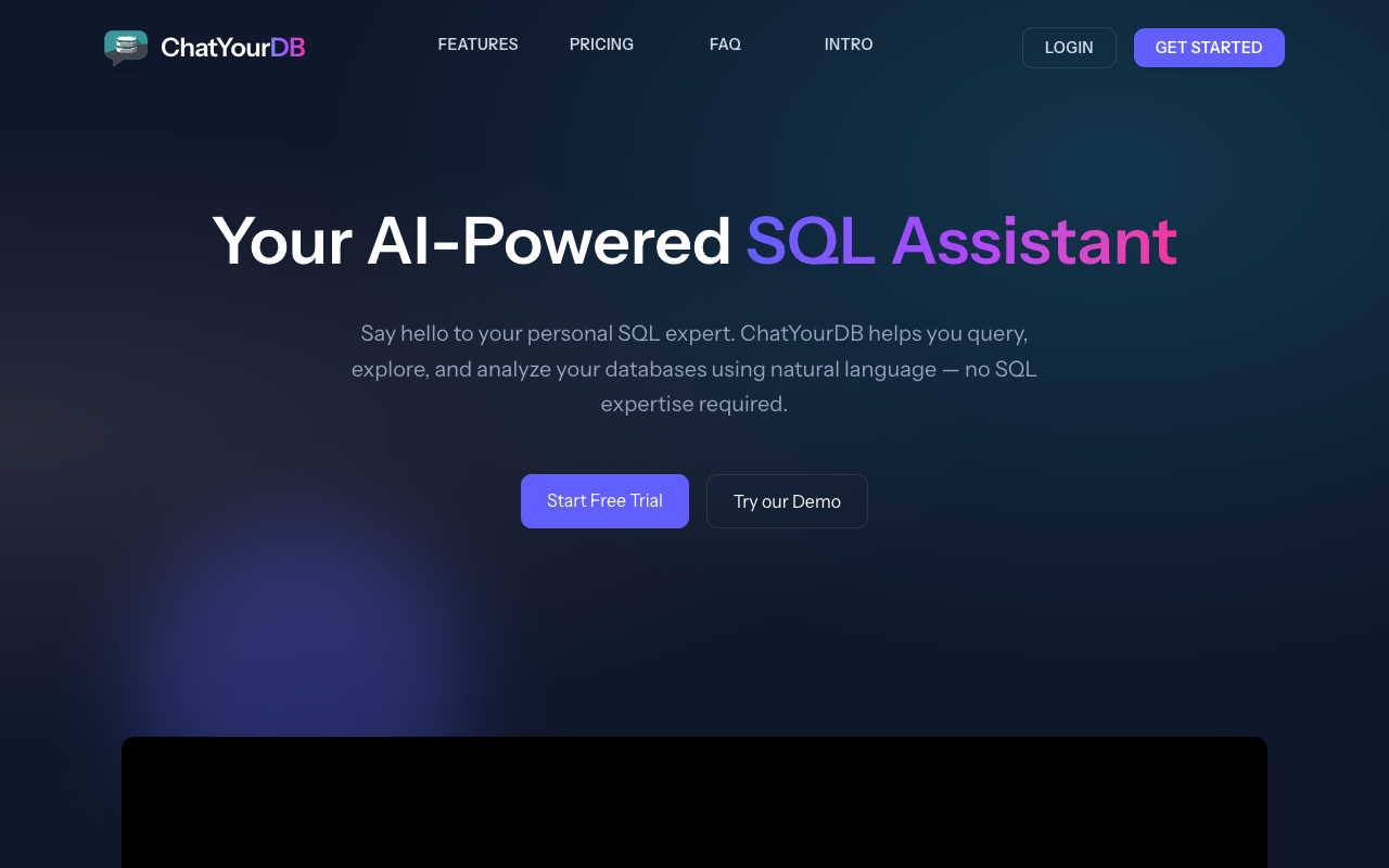 ChatYourDB - Ask your database questions easily AI Database