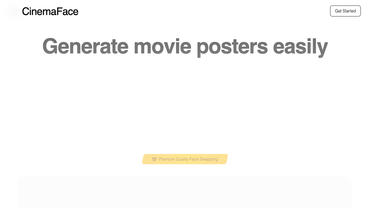 CinemaFace - Transform Your Photos into Stunning Movie Posters with AI Face Swapping face-swap AI movie-posters